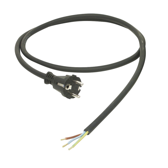 Brandson - Rallonge électrique extérieure de 25m - câble d'extension 3500  Watt - fiche schuko-F vers Prise Type F- IP44 H07RN-F 3G de 1,5 mm² - 16 A  250 V - prolongateur